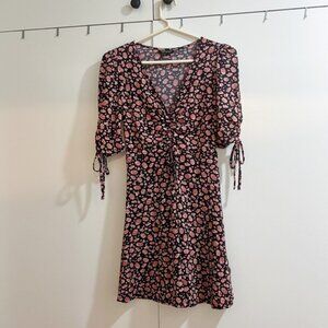 Topshop Floral Tea Dress